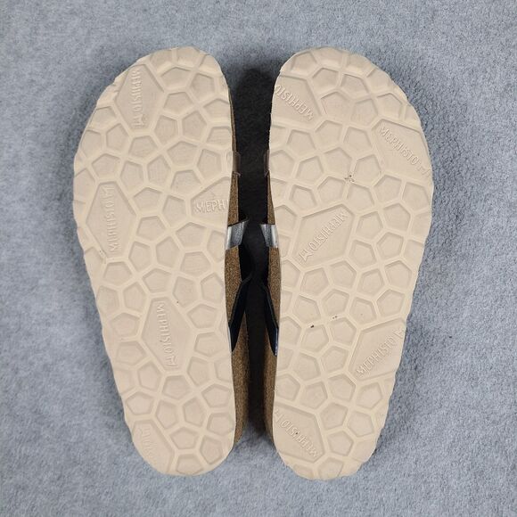 Mephisto Women’s Natty Slide Sandals Metallic Leather Sz 36 US 5.5 EUC - Picture 10 of 10